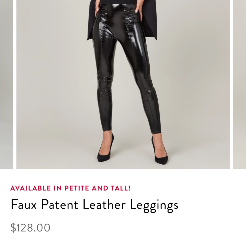 Spanx faux Patent Leather Leggings